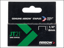 ARROW 214 STAPLES JT21 T27 (5000) 6MM 1/4IN