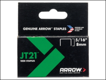 ARROW 215 STAPLES JT21 T27 (1000) 8MM 5/16IN